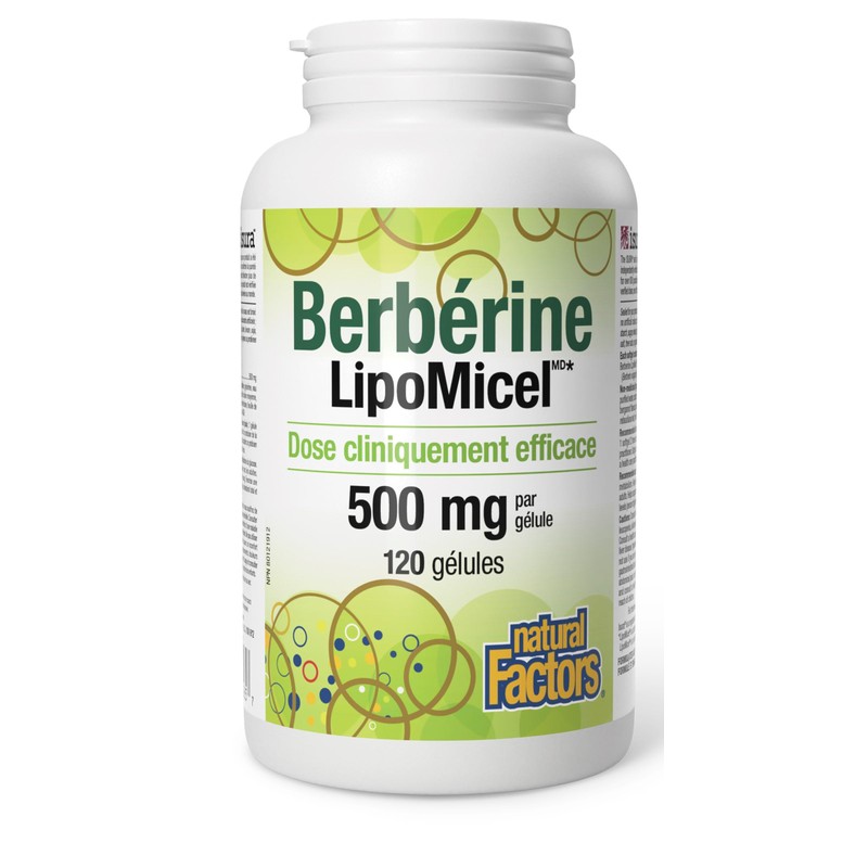 Berberine LipoMicel 500mg (120 Count (Pack of 1))