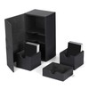 Card Deck Box with 3 Drawers Large Capacity Magnetic Closure