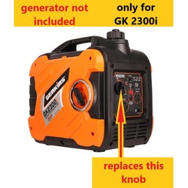 Replacement Knob Switch Run Choke for Genkins GK2300i watts Generator Inverter (2300 W Peak / 1900 W Rated) and compatible screw - new, 3d printed part