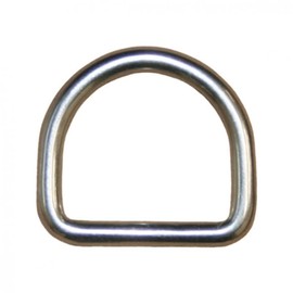 Reinartz D Ring, Size 5 x 30 mm Stainless Steel V4A 1 Piece A4 AISI 316 Half Ring D Ring AISI316