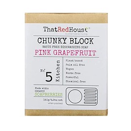 That Red House Pink Grapefruit Chunky Block Dishwashing Soap 140 g