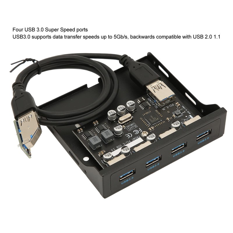 ciciglow PCIE to USB 3.0 PC Faceplate, 3.5 Inch PC