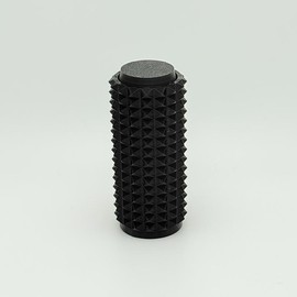 Spiky Fidget Clicker - Anxiety Reducing Tactile Relief - 3D Printed Multi Color - Budget Friendly - High Quality - Stress Relaxation Stick Solution - United States Made - Perfect Gift:_Matte Black_Quiet + Smooth