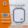 Cheer Collection Collapsible Cutting Board - Silicone Foldable Cutting Board