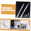 jojofuny Jewelry Making Tweezers Precision Stainless Steel Crafting Tool Ergonomic