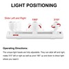 HONWELL Track Lighting LED Spotlights with 3 Rotatable Lights Heads,