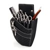 Hairdressing Scissor Pouch by Kassaki Black Check Tool Belt Bag