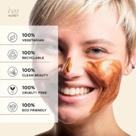 Hey Honey Skincare - Mascarilla Facial De Cobre Con Miel, Pr                                                                                          