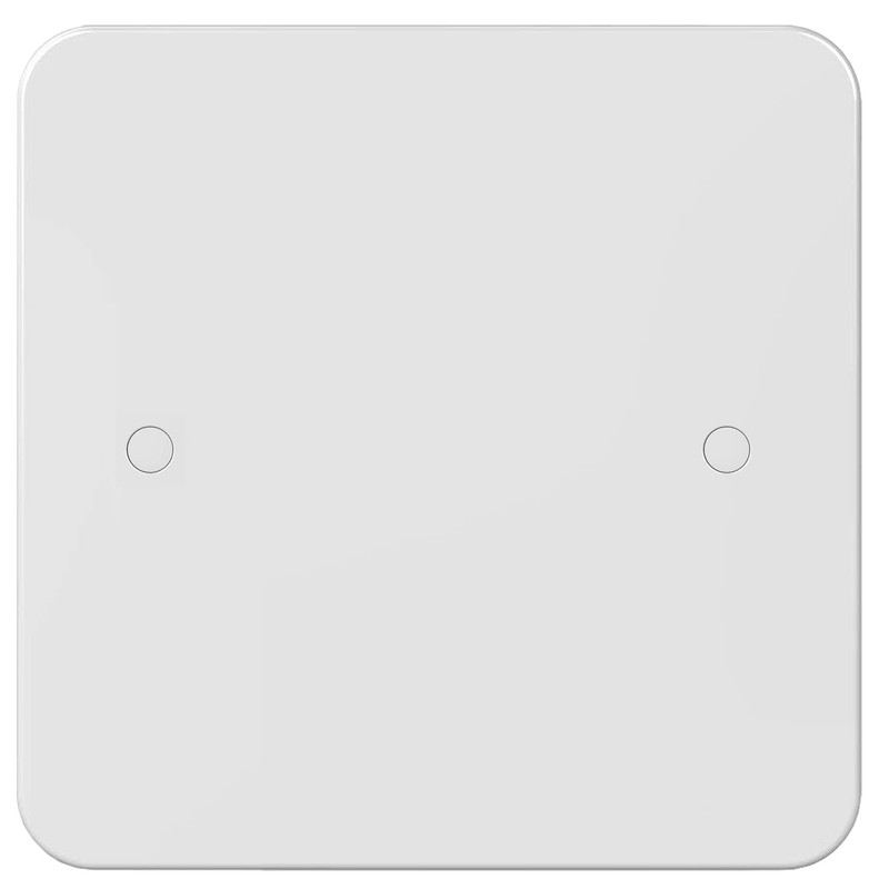 1 Gang Blank Plate, Single Gang Electrical Blanking Plate White,