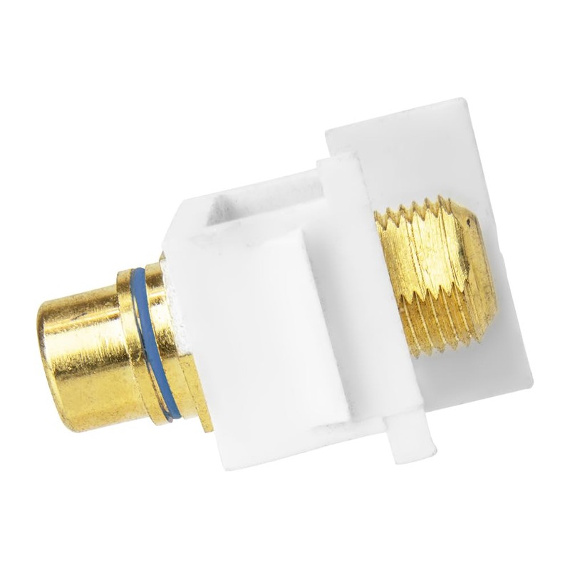 Skywalker F Female to RCA Female Keystone Insert with Blue