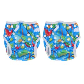 Baby Swim Diaper Pants Adjustable Leakage Proof Breathable Reusable Infants Toddlers Swim Diaper for Swimming Lesson B02