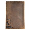 Genuine Leather Document Folder for Fishing Licence, Severely Disabled ID,