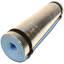Aggloz | Foil Camping Mat Thick Aluminium Sleeping Roll Pad Waterproof, Quality Yoga Mat - Non-Slip, Eco-Friendly, and Extra Thick - Yoga Practice, Ideal for Home Workouts