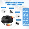 Cocar 20M/65FT Pre-made 2-in-1 BNC Video Power Cables, BNC CCTV
