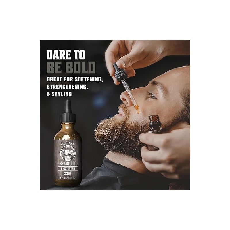 Best Beard Oil - All Natural Unscented Organic Argan &