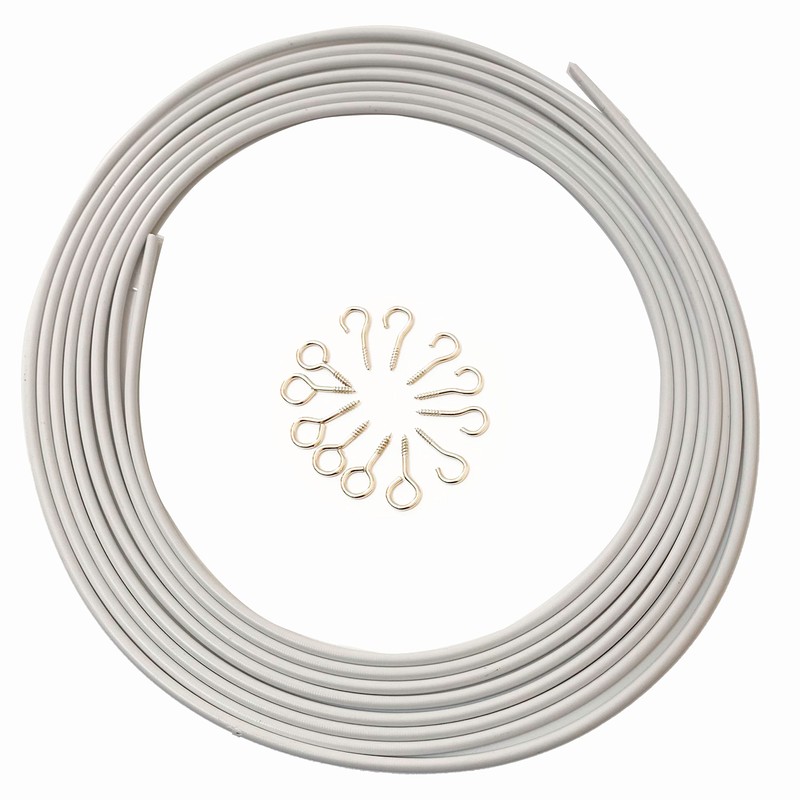 Startside Curtain Wire, Curtain Rope, 16.4 ft (5 m), Adjustable,