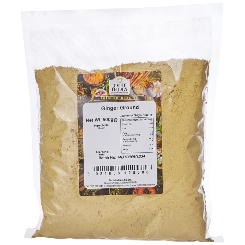 Old India Ginger Ground 500g