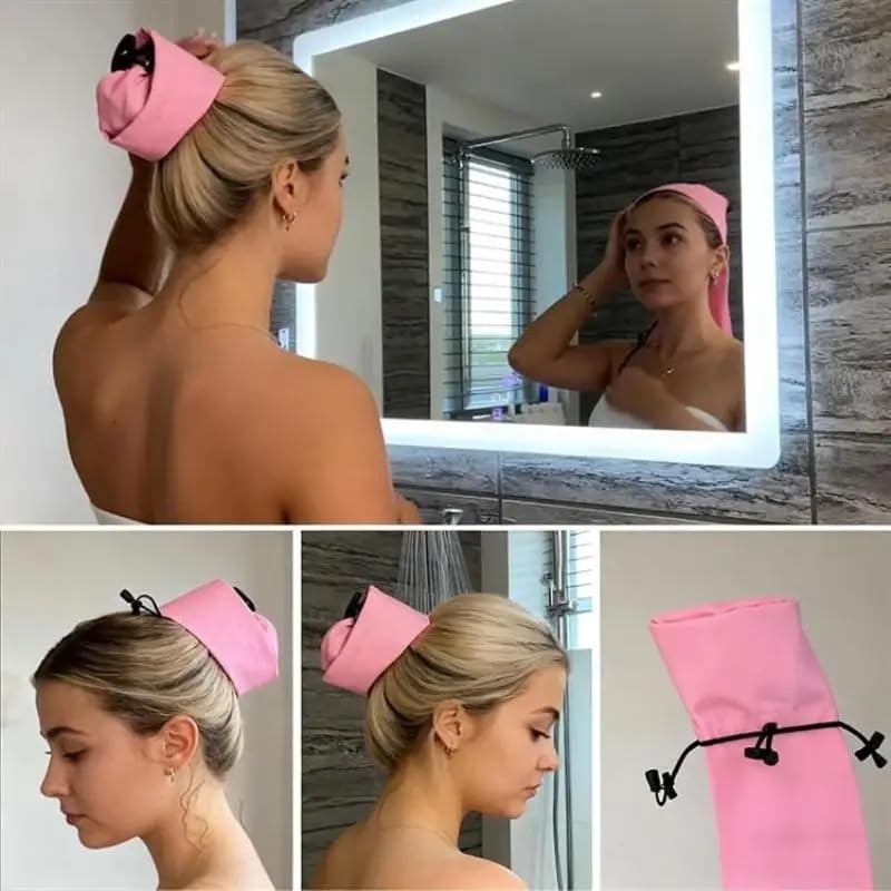 HURRISE Gorro de ducha Crown Washing Ponytail, gorro Crown Wash