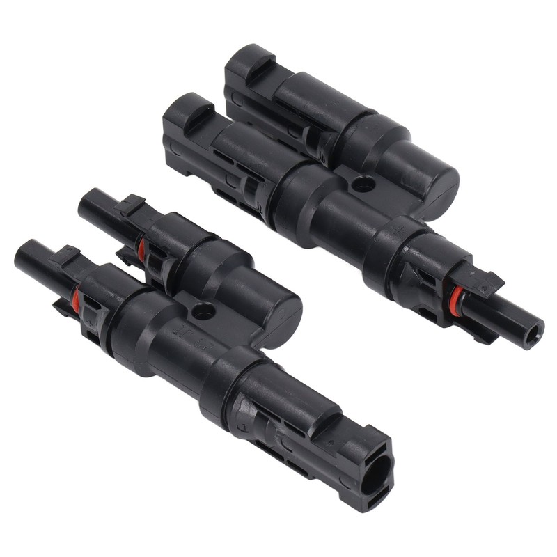 1 Pair Solar Branch Connector Panel Parallel Connection Cable Splitter