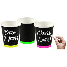Folat Party Cups Writeable Pack of 6
