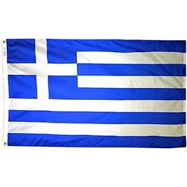 Greece - 4' x 6' Nylon World Flag