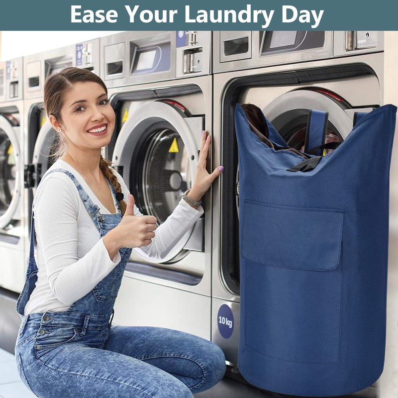 Laundry Bag Backpack Extra Large, 115L Laundry Backpack with Padded