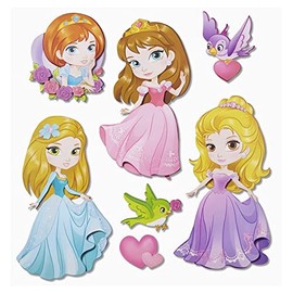 3 D Stickers XXL Princess