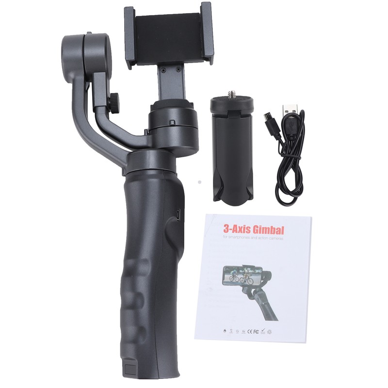 F6 Three‑axis Handheld Gimbal Stabilizer Vlog Live Broadcast Anti‑shake Phone