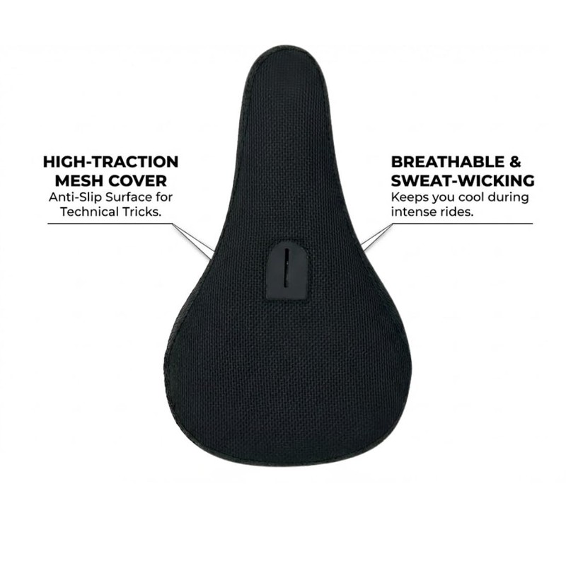 BMX Seat - Comfortable Padded Bike Saddle with Memory Foam