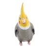 Vaguelly Realistic Cockatiel Figure, Highly Detailed Plastic Parrot Model, Perfect