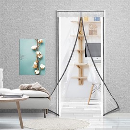 Economical Magnetic Windproof Screen (120x210cm) - Entrance Door Insulation Vinyl Magnetic Windproof Screen (120x210cm)
