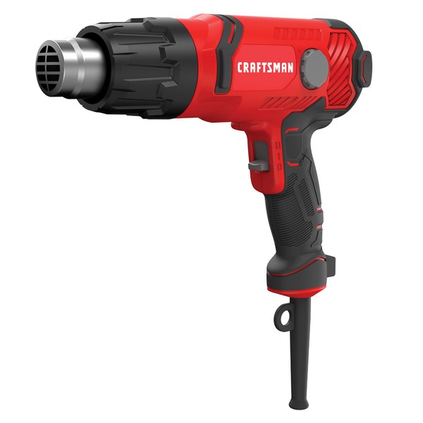 CRAFTSMAN Heat Gun, Electric, Corded, Integrated Support Stand, Up to 1200 Degrees F (CMEE531)
