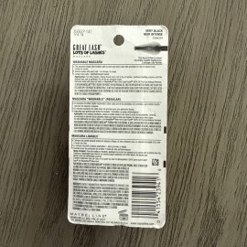 Maybelline Great Lash Lots of Lashes Washable Mascara, 141 Very Black