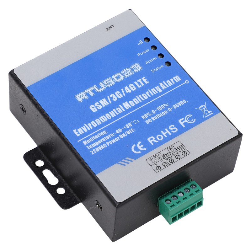 RTU5023 GSM 3G 4G LTE Environment Alarm 0‑36V Temperature Humidity