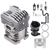 Timunr Chainsaw Cylinder Piston Kit 49mm Replacement for Stihl MS390
