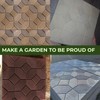 BETONEX Plastic Molds Concrete Patio Paving Mold Slabs Chestnut -