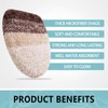 Arotive Soft Microfiber Bathroom Toilet Lid Cover, Machine Washable Seat