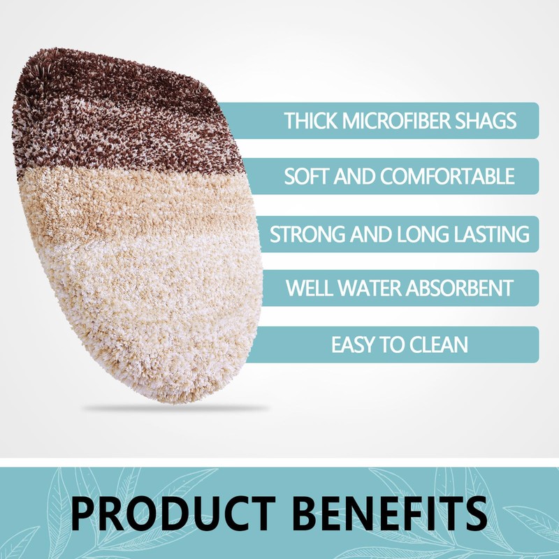 Arotive Soft Microfiber Bathroom Toilet Lid Cover, Machine Washable Seat