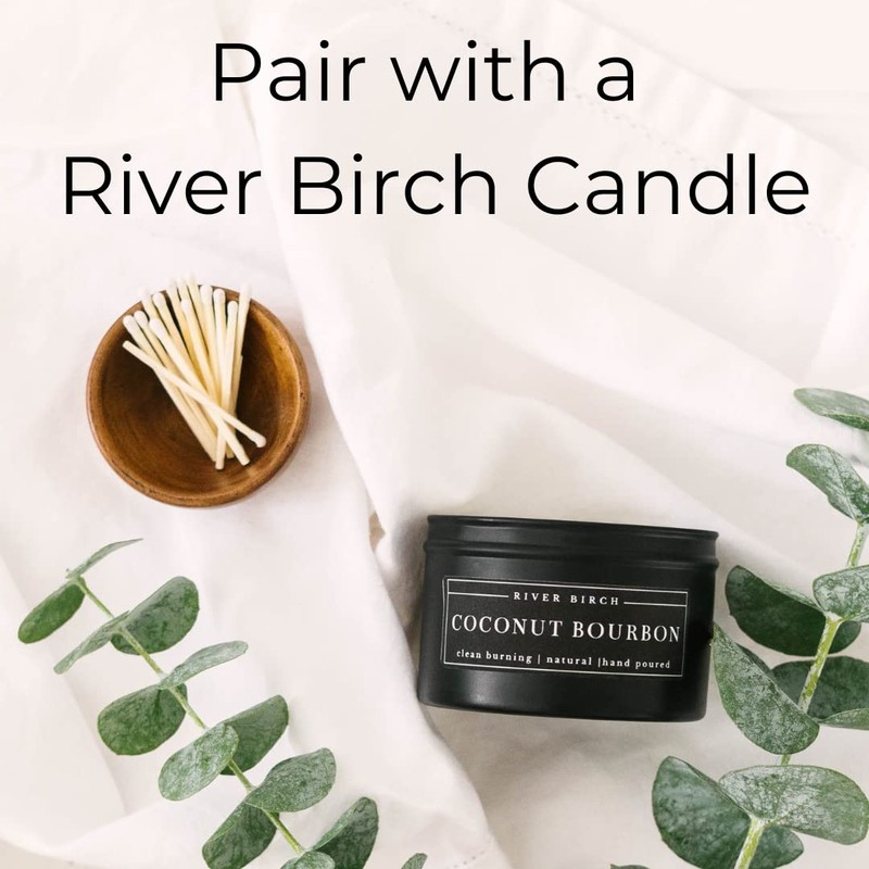 River Birch Espresso Brown White Tip Decorative Matches | 200+