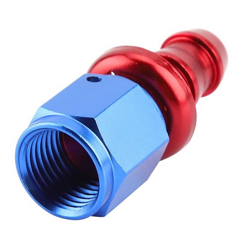 AN6 Line Hose End, Straight Fuel Hose with End Piece