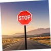 Mobestech 1pc Stop Safety Sign Traffic Sign for Indoor Outdoor