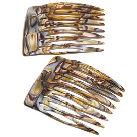 Paris  French Hair Side Comb, Small Twist Hair Decorative, Strong Hold Clips for Women Bun Chignon Up-Do Styling Hair Accessories