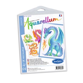 Sentosphère 3906930 - Malset Aquarellum Junior Nachfüllpack Drachen