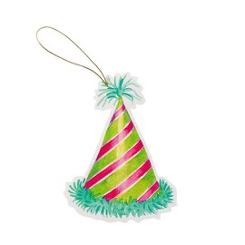 Caspari Hats Off Decorative Die-Cut Gift Tags - 10 Count