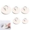 5 Pcs Rubber Bath Plugs, 5 Different Size Kitchen Sink