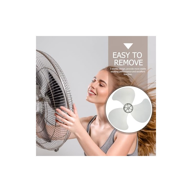 Cuchillas de ventilador de plástico de 16 pulgadas con cubierta