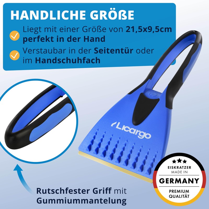 LICARGO Ice Scraper with Glove - Warm & Waterproof Glove,