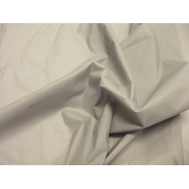 Waterproof 2oz Nylon Fabric Material PU Coated Pearl Grey, 1Mtr - 150cmx100cm