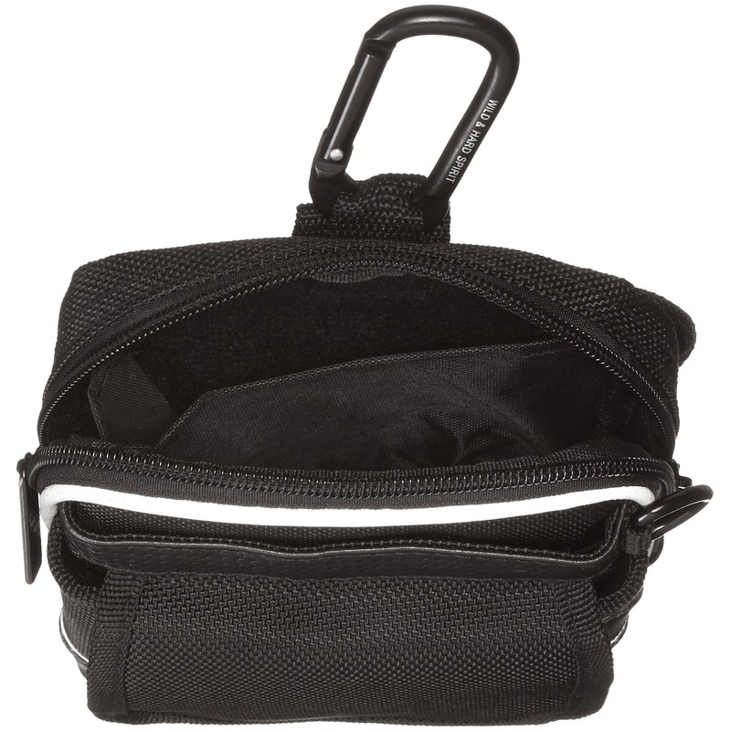 Bowken Club RF-104 Pouch, Small Case with Reflective Lines, Black