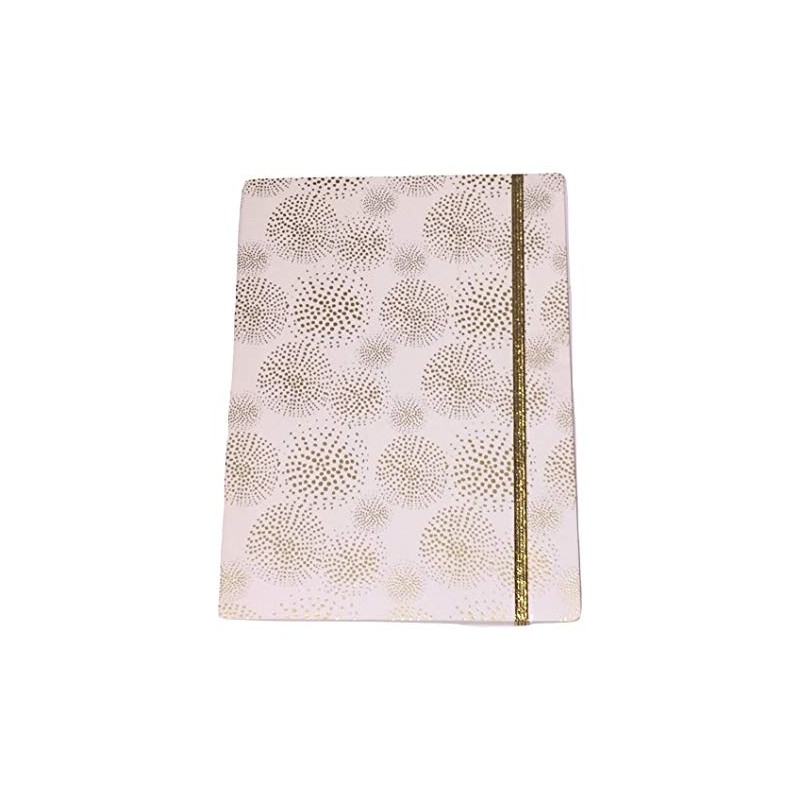 Studio C Carolina Pad Narrow Ruled Gold Foil Cover Notebook